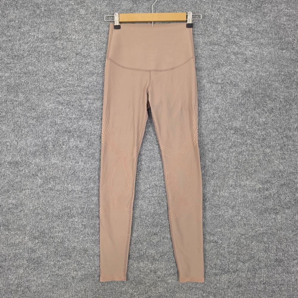 Fanka Leggings Small Body Sculpt Compression in Tan Shaping Yoga Gym Casual